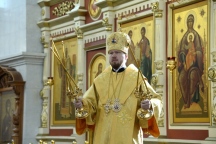 Божественная литургия в Спасо-Преображенском кафедральном соборе 24 сентября 2017 г.