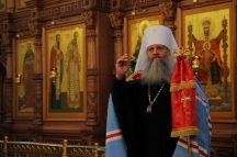 Митрополит Артемий возглавил Божественную литургию в престольный праздник Елизаветинского храма 11 октября 2021 года